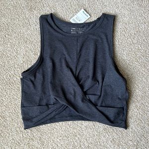 NWT Yogalicious knot front tank top